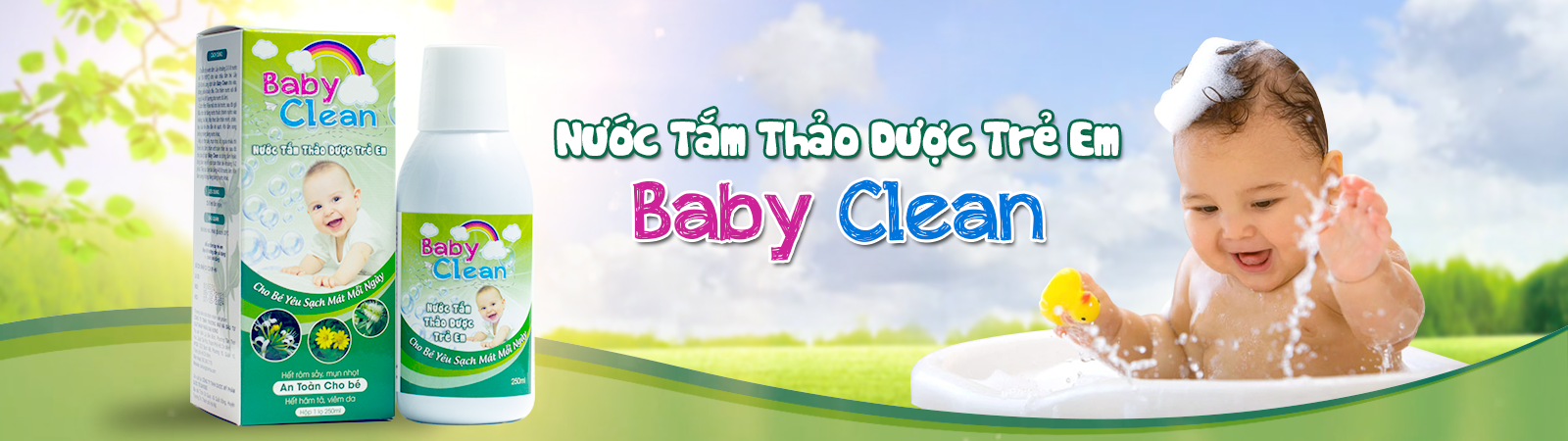 Sữa tắm thảo dược Baby Clean