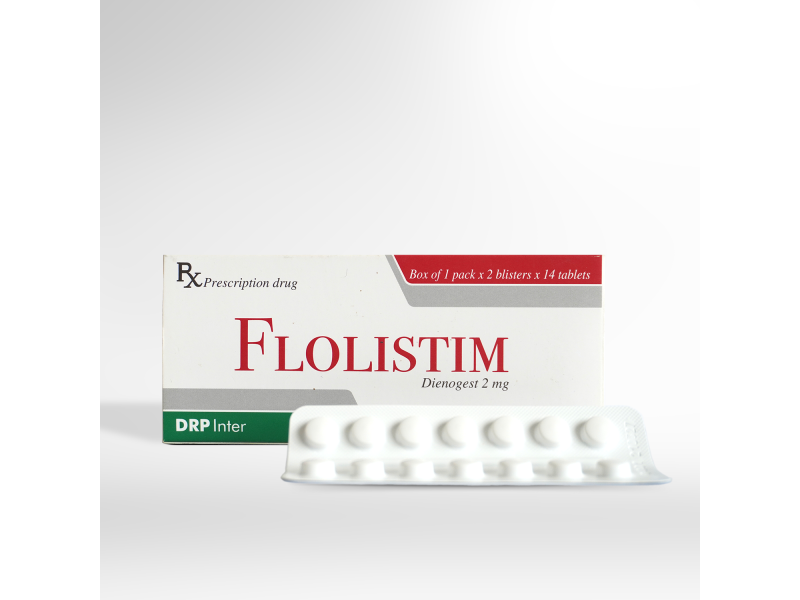 Flolistim (Dienogest 2mg) ức chế tế bào lạc nội mạc tử cung - Thay thế Visanne 2mg