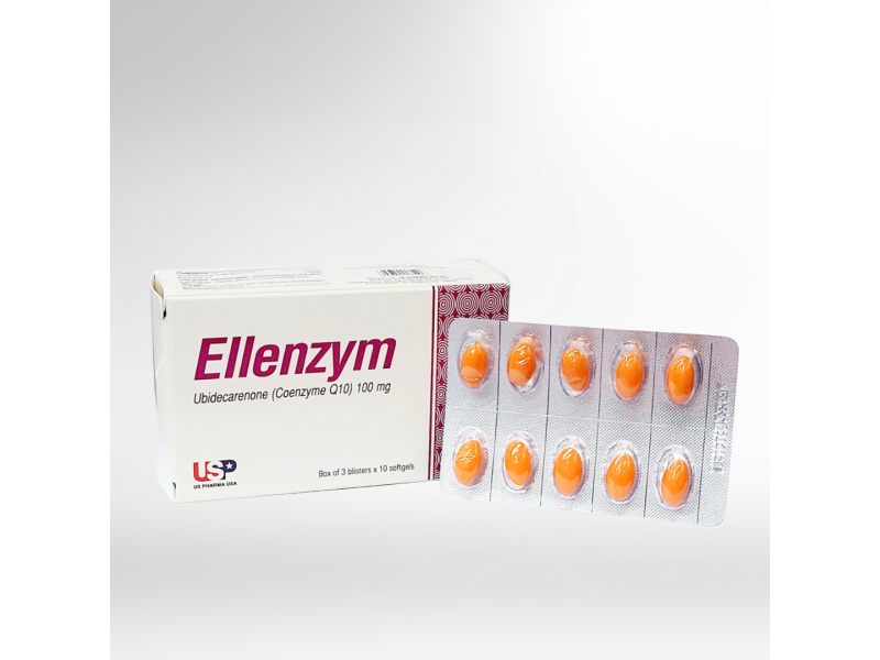 Ellenzym (Coenzyme Q10 100mg) thuốc hỗ trợ sức khỏe tim mạch