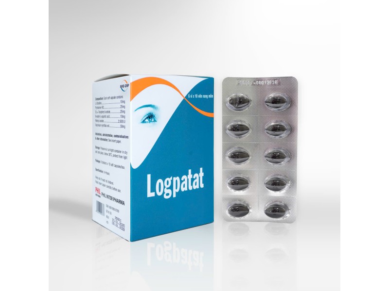 Viên uống bổ mắt Logpatat Phil Inter Pharma (Chính hãng mới nhất 2025)