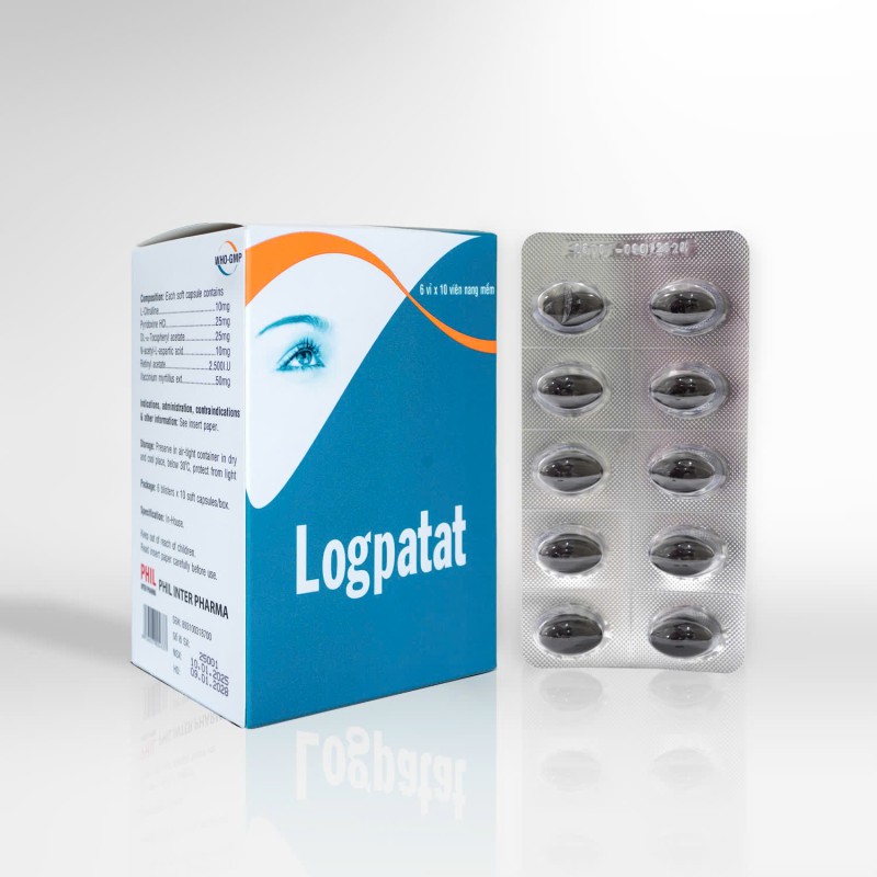 Viên uống bổ mắt Logpatat Phil Inter Pharma (Chính hãng mới nhất 2025)
